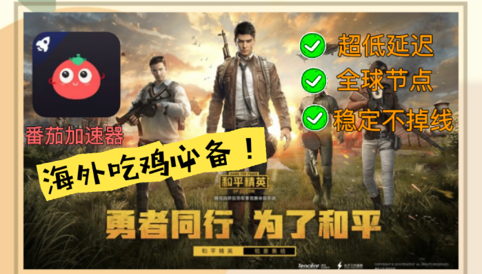 海外玩和平精英延迟高教程